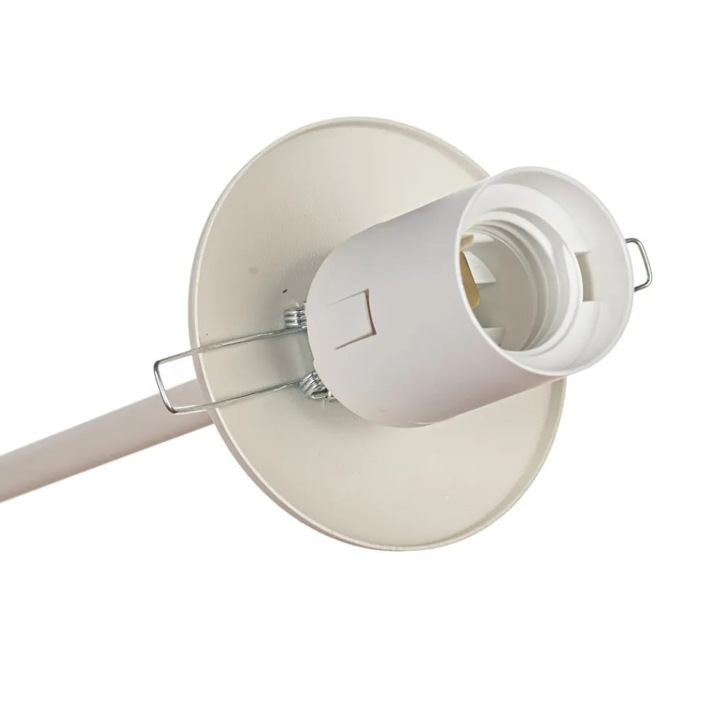 HELAM Moon loftlampe, 80 cm, 4 lyskilder, sandfarvet, glas, E27