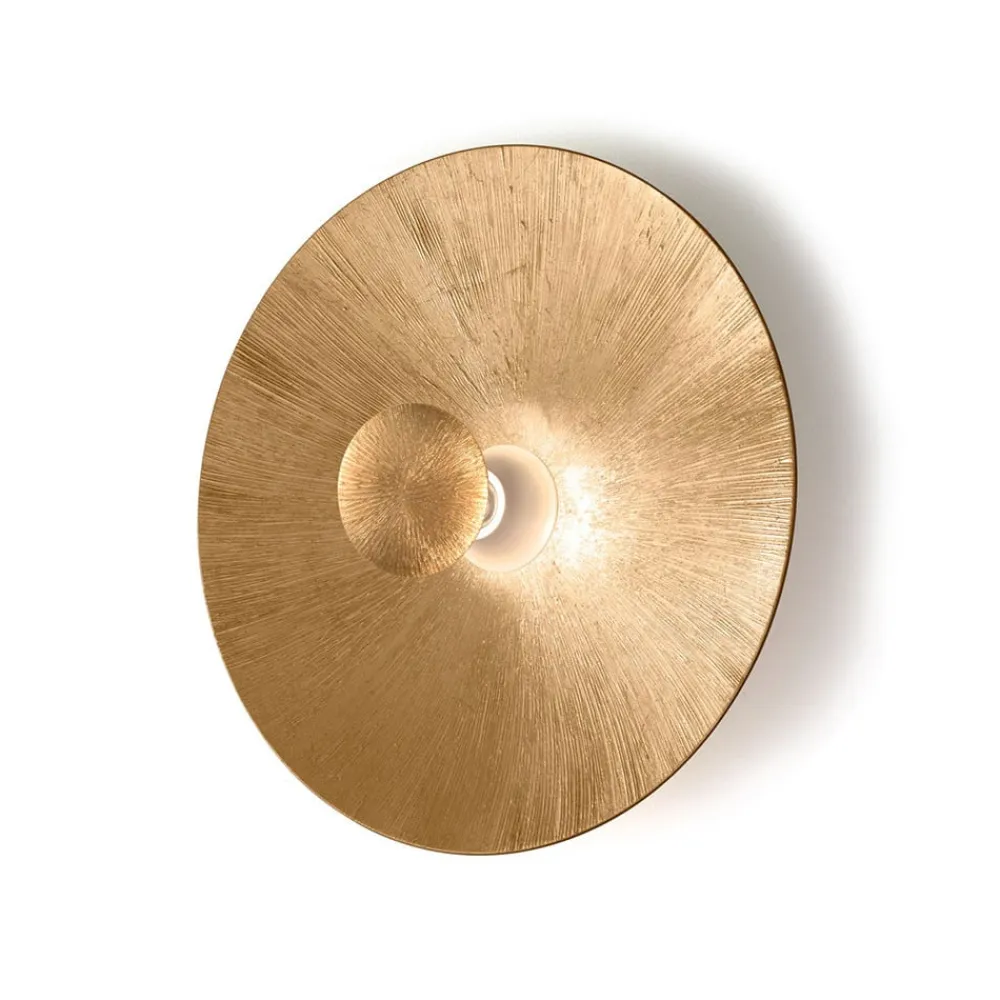 austrolux Moon Sun væglampe, Ø 54 cm, guld