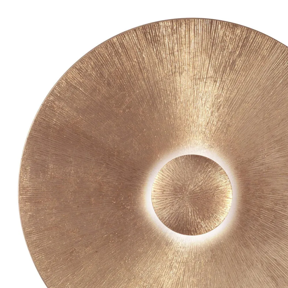 austrolux Moon Sun væglampe, Ø 54 cm, guld