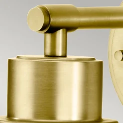 Morvah badeværelses-væglampe, børstet messing^KICHLER