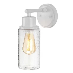 Elstead Væg- Og Spejllamper>Morvah væglampe til badeværelset, hvid