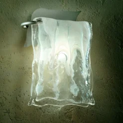 MURANO væglampen i aluminium/glas^Sil-Lux Outlet
