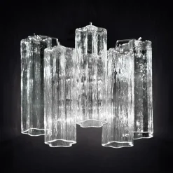 Novaresi Murano-væglampe Tronchi