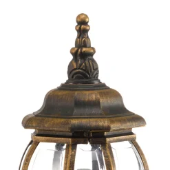 Lindby Nadesha sokkellampe, børstet guld