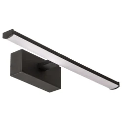 Fabas Luce Nala LED-væglampe, sort, bredde 30 cm