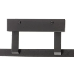 Nala LED-væglampe, sort, bredde 75 cm^Fabas Luce New