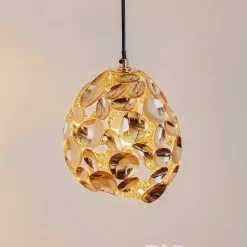 Schuller Valencia Pendellamper|Pendellamper>Narisa LED-pendel Ø 18 cm rosaguld/brun