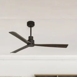 FARO BARCELONA Loftventilatorer>Nassau loftventilator, DC, 3 vinger, mørkebrun