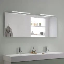 Nayra - hvid LED-spejllampe^Ebir