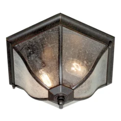 Elstead New England udendørs loftslampe, bronzefarvet