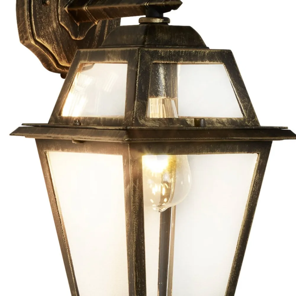 Searchlight New Orleans udendørs væglampe, lygte nedad