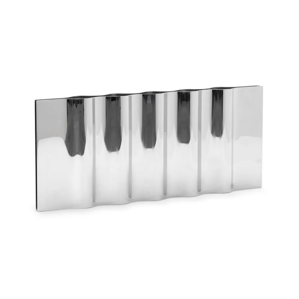 New Works Møbel Og Interiør>Lysestage Ripply, bredde 33 cm, stål