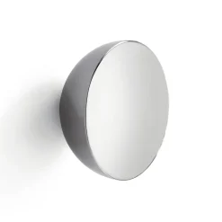 Væg spejl Aura Small, Ø 10 cm, stål^New Works New