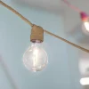 Allegra LED-lyskæde med jutekabel^Newgarden Discount