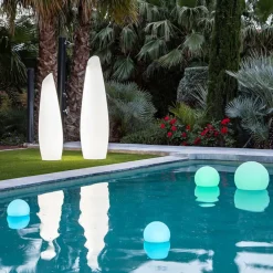 Buly solcellelampe, flydende, Ø 20 cm^Newgarden Discount