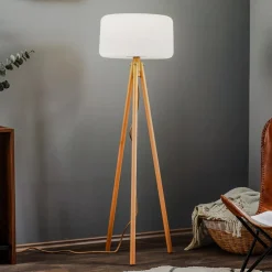 Newgarden Chloe In & Out gulvlampe, trebenet