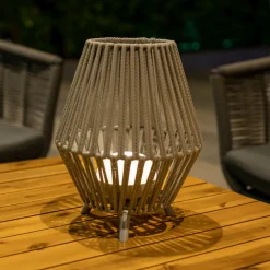 Newgarden Dekorationsbelysning|Terrassebelysning>Conta LED-bordlampe taupe 32cm