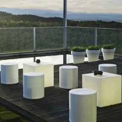 Newgarden Cuby LED solcellelampe, 40 x 40 cm