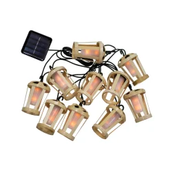 Newgarden Solcellelamper>Hiama LED-lyskæde solcelle, 10 lyskilder