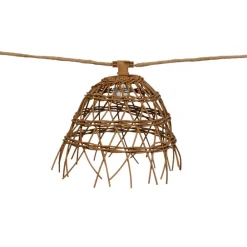 LED-lyskæde Alma, træfarvet, PVC, IP44^Newgarden Clearance