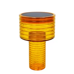 LED-solcellelampe Ambar, orange, PMMA, IP44^Newgarden Clearance