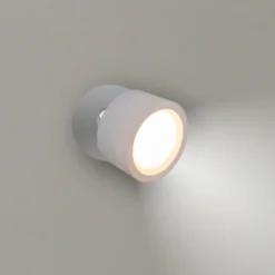 LED-væglampe Roll 8, hvid, drejelig^Newgarden Clearance