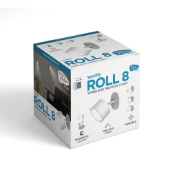 LED-væglampe Roll 8, hvid, drejelig^Newgarden Clearance