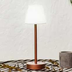 Newgarden Lola Slim LED-bordlampe batteri rosaguld