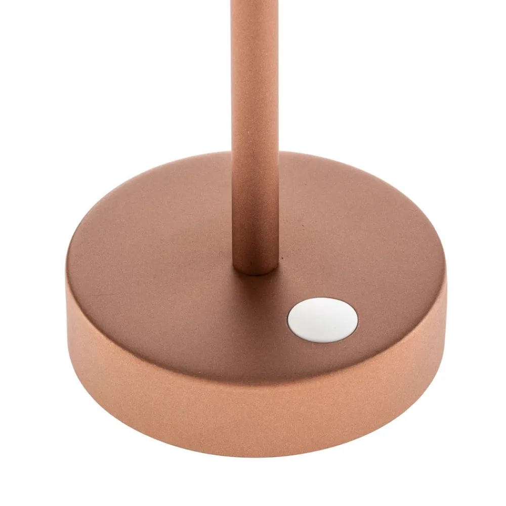 Newgarden Lola Slim LED-bordlampe batteri rosaguld