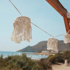 Newgarden Solcellelamper>lyskæde Mykonos, hvid, IP44