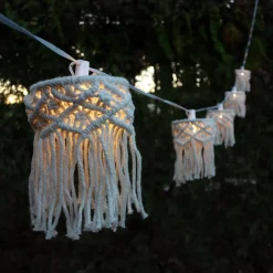 Newgarden Solcellelamper>lyskæde Mykonos, hvid, IP44