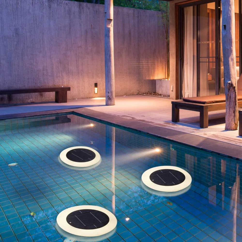 Newgarden Papaya LED-poollampe solcelle IP68 RGBW