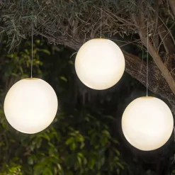 Newgarden Udendørs Pendellamper>Pianeta LED udendørs pendel, Ø 35 cm