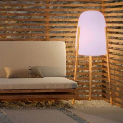 Newgarden Rocket 145 gulvlampe, solcelle + batteri