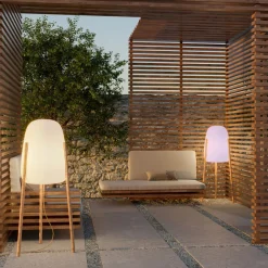 Newgarden Rocket 145 gulvlampe, solcelle + batteri