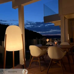 Newgarden Rocket 145 gulvlampe, solcelle + batteri