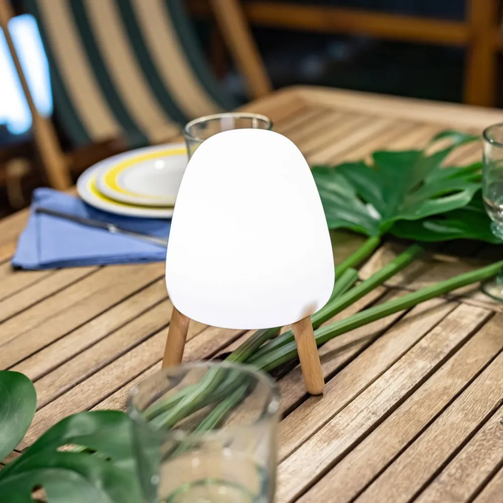 Newgarden Dekorationsbelysning>Rocket 20 LED dekorationslys med træ, genopladeligt batteri