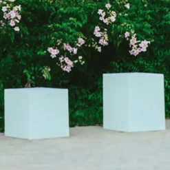 Newgarden solcellelampe Cuby cube, højde 20 cm