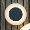 Wally LED-solcellelampe til vægmontering, Ø 27 cm^Newgarden