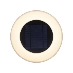 Wally LED-solcellelampe til vægmontering, Ø 27 cm^Newgarden