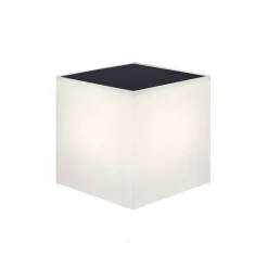 Newgarden Wally LED-solcellelampe til vægmontering, 18 x 18 cm