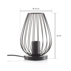 Newtown - en bordlampe i vintage look^EGLO New