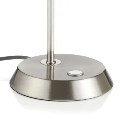 Nikkelfarvet LED bordlampe Narcos^Trio Lighting Discount