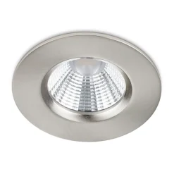 Trio Lighting Nikkelfarvet LED-indbygningsspot Zagros, IP65