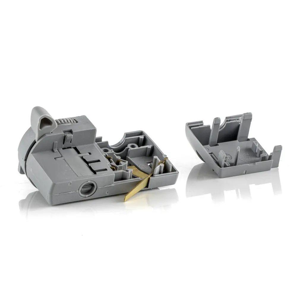 GLOBAL Noa 3-faset multiadapter, bærestyrke 5kg, grå