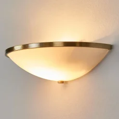 Nobel TALYA væglampe i antik messing^ORION Clearance