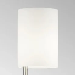 Knapstein Nola LED-gulvlampe mat nikkel