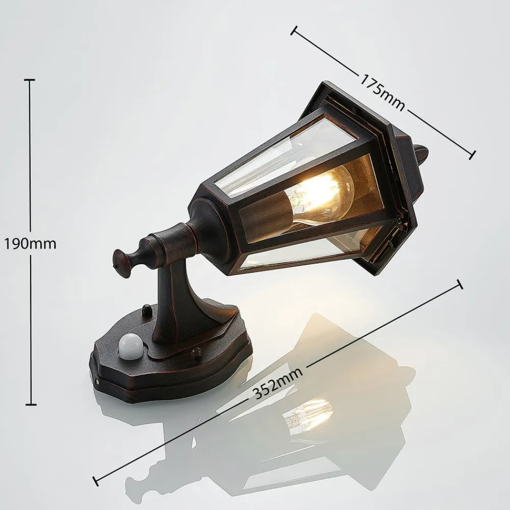 Lindby Væglampe Med Sensor|Væglamper>Noor udendørs væglampe med bevægelsessensor