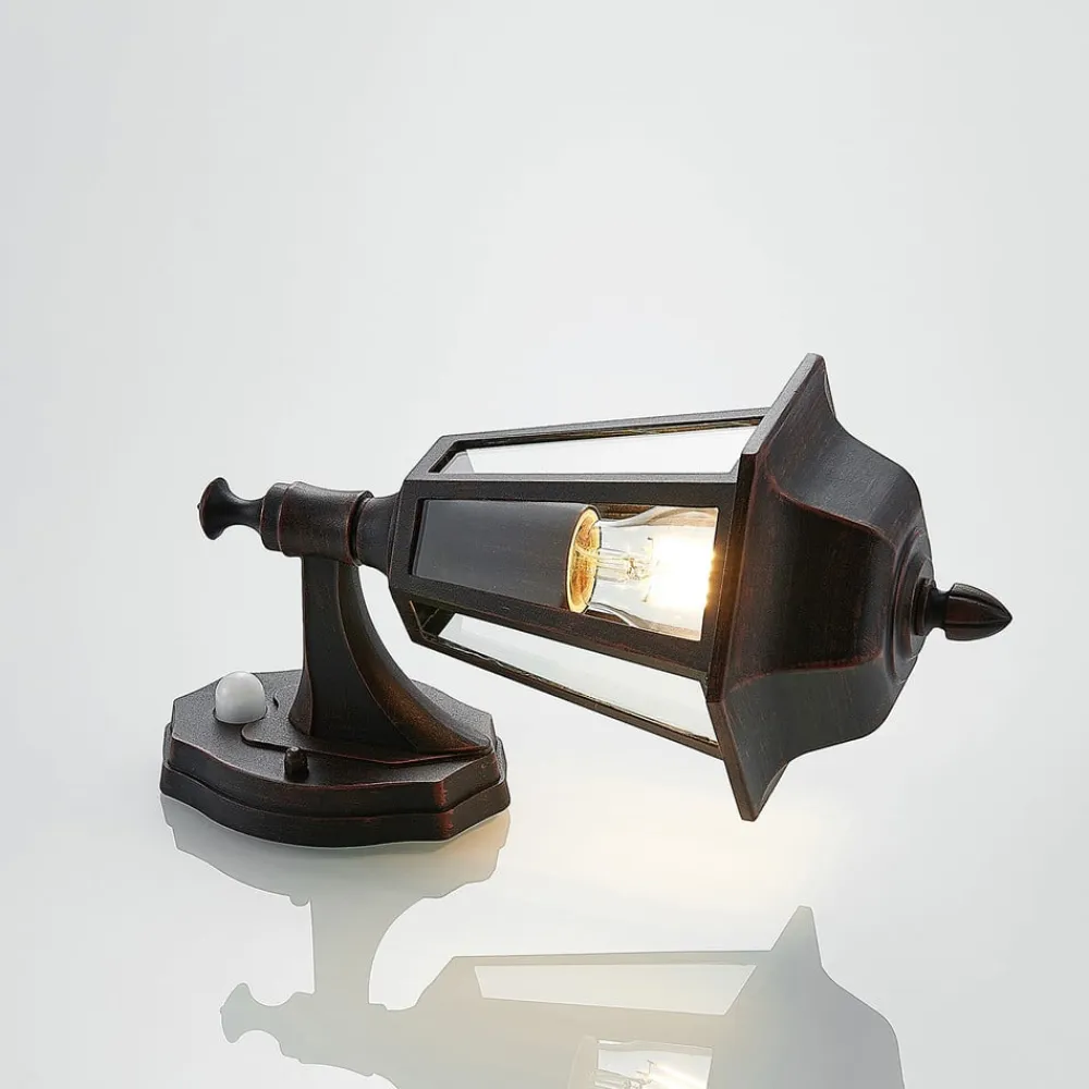 Lindby Væglampe Med Sensor|Væglamper>Noor udendørs væglampe med bevægelsessensor