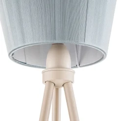 Northern Oslo Wood gulvlampe hvid/lyseblå